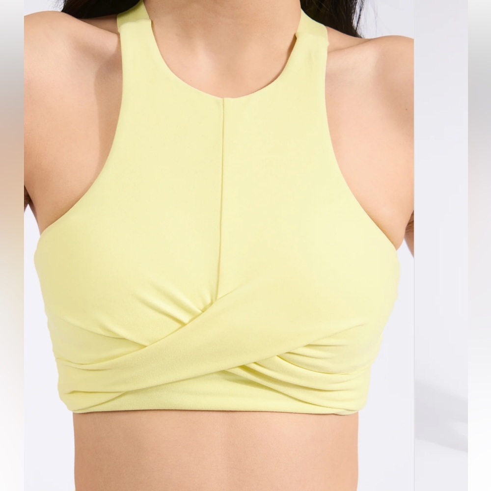 BuffBunny Collection X Kathryn No Filter Afterglow Yellow Candy Crew Sports bra